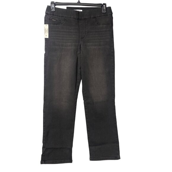NINE WEST HEIDI PULL-ON STRAIGHT‎ STRETCH Denim  PANTS NEW WITH TAG - Picture 5 of 9